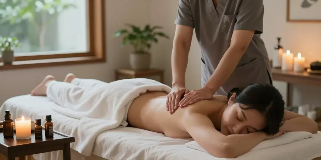 Experience the soothing 의정부출장마사지 in a tranquil home setting for ultimate relaxation.