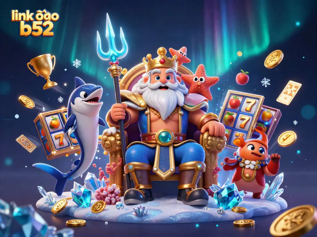 Join the exciting experience of link vào b52 with vibrant characters amidst dynamic slot game elements.