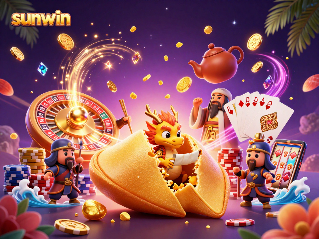 Engage with sunwin's exciting casino atmosphere filled with golden fortunes and magical elements.